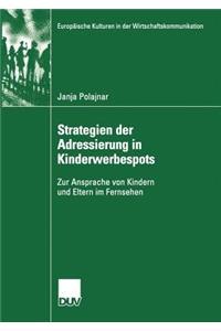 Strategien Der Adressierung in Kinderwerbespots