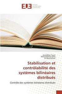 Stabilisation et contrôlabilité des systèmes bilinéaires distribués