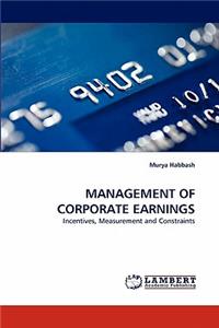 Management of Corporate Earnings