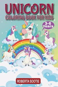 Unicorn Coloring Book For Kids 3-6 years