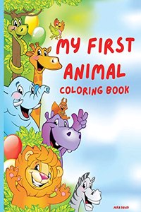 My First Animal Coloring Book
