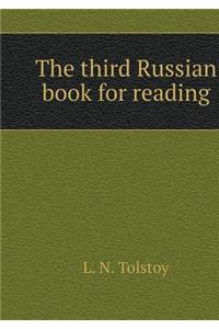 The third Russian book for reading