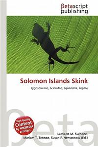 Solomon Islands Skink