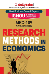 MEC-09/MEC-109 Research Methods in Economics