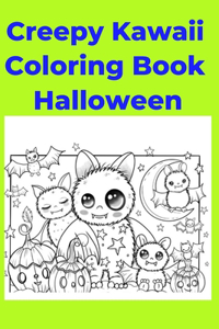Creepy Kawaii Coloring Book Halloween