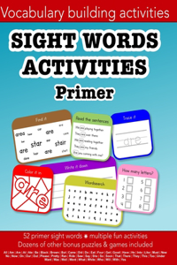 Sight Words Primer vocabulary building activities