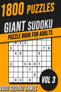1800 Giant Sudoku Puzzles book