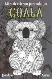 Libro de colorear para adultos - Mandala - Animal - Coala