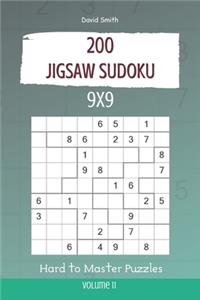 Jigsaw Sudoku - 200 Hard to Master Puzzles 9x9 vol.11