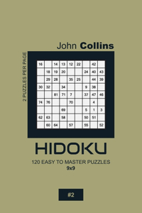 Hidoku - 120 Easy To Master Puzzles 9x9 - 2