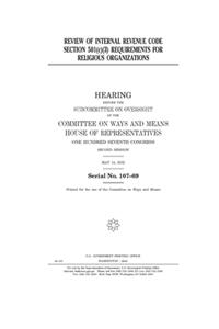 Review of Internal Revenue Code Section 501(c)(3) requirements for religious organizations