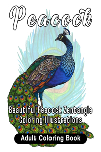 Peacock Adult Coloring Book