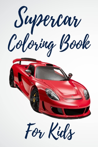 Supercar Coloring Book For Kids