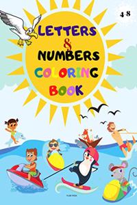 Letters & Numbers Coloring Book