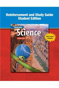 Glencoe Iscience, Level Red, Grade 6, Reinforcement and Study Guide, Student Edition