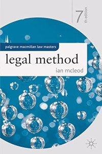 Legal Method (Palgrave Macmillan Law Masters)