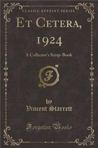 Et Cetera, 1924