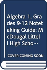 Holt McDougal Larson Algebra 1 Virginia: Note-Taking Guide Algebra 1