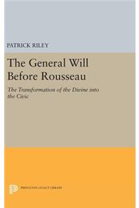 General Will Before Rousseau