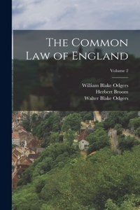 The Common law of England; Volume 2