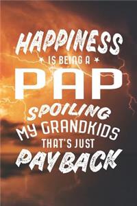 Happiness Is Being A Pap Spoiling My Grandkids That's Just Payback