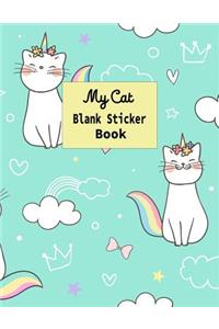 My Cat Blank Sticker Book