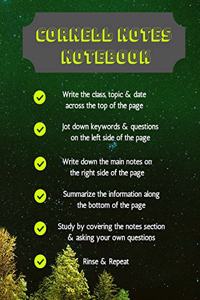 Cornell Notes Notebook
