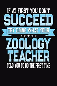 If At First You Don't Succeed Try Doing What Your Zoology Teacher Told You To Do The First Time