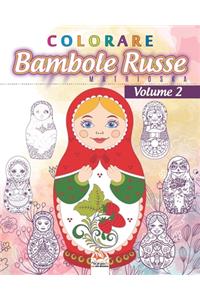 colorare Bambole Russe 2 - Matrioska