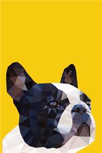 French Bulldog Dot Grid Journal
