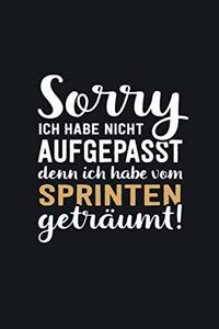 Ich habe vom Sprinten geträumt