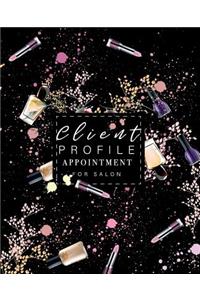 Client Profile Appointment For Salon