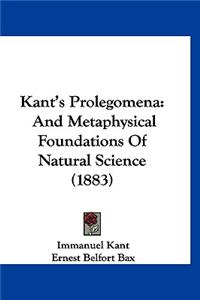 Kant's Prolegomena