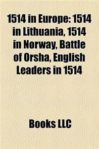 1514 in Europe