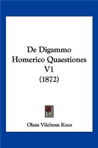 De Digammo Homerico Quaestiones V1 (1872)