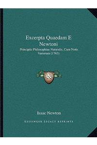 Excerpta Quaedam E Newtoni