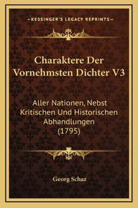 Charaktere Der Vornehmsten Dichter V3