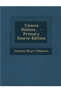 Ciencia Política...