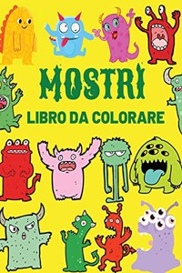 Mostri Libro Da Colorare