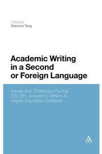 Academic Writing in a Second or Foreign Language