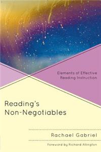 Reading's Non-Negotiables