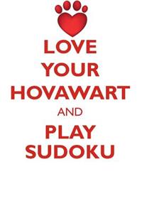 Love Your Hovawart and Play Sudoku Hovawart Sudoku Level 1 of 15