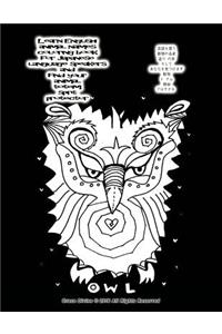Learn English Animal Names Coloring Book for Japanese Language Speakers and Find Your Animal Totem Spirit Protector