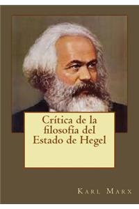 Crítica de la filosofía del Estado de Hegel