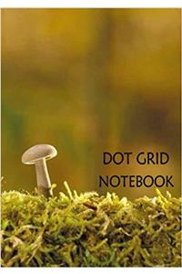 Dot Grid Notebook Mushroom: 110 Dot Grid Pages