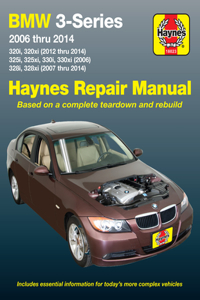 BMW 3-Series 320i & 320xi (2012-2014), 325i, 325xi, 330i & 330xi (2006) & 328i & 328xi (2007-2014) Haynes Repair Manual (USA)