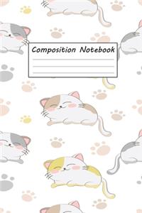 Composition Notebook Cat