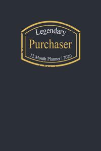 Legendary Purchaser, 12 Month Planner 2020
