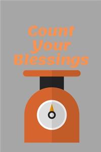 Count Your Blessings Orange Counter