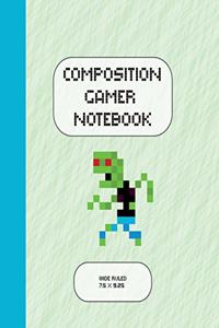 Composition Gamer Notebook Wide Ruled
